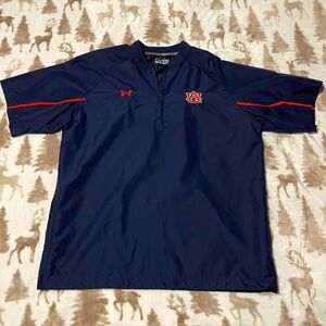 AUBURN TIGERS Under Armour 1/4 Zip Short-Sleeve Pullover Jacket NWOT (Size - M)